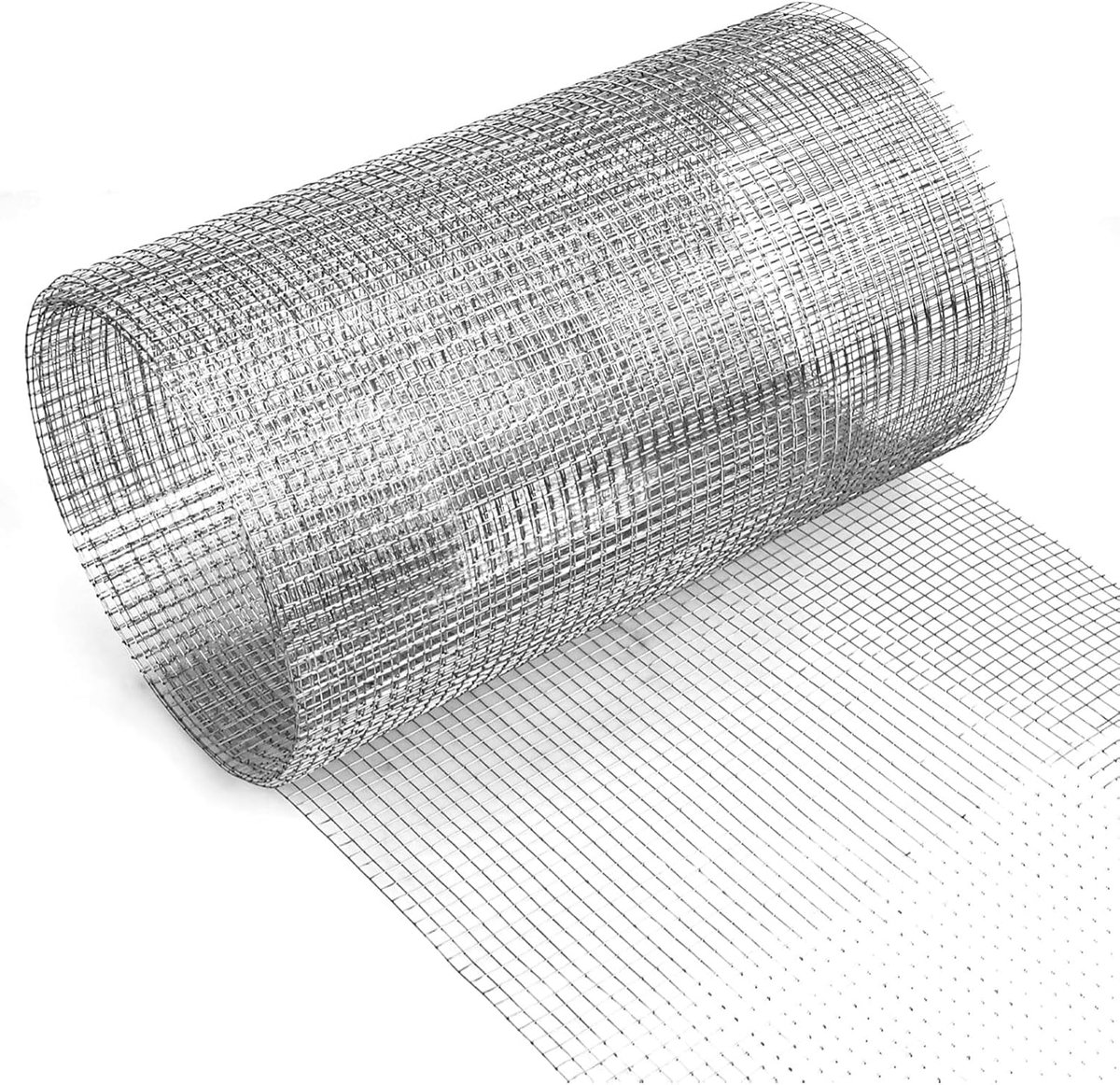 Draadgaas fijnmazig 31 cm x 3 m - RVS met dubbele buisstructuur - Roest- en slijtvast - Ideaal voor moestuinbedden - ShopVlot