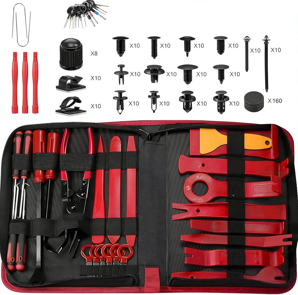 438-delig Auto Demontage Gereedschap Set, Clip Remover & Trim Tool Kit