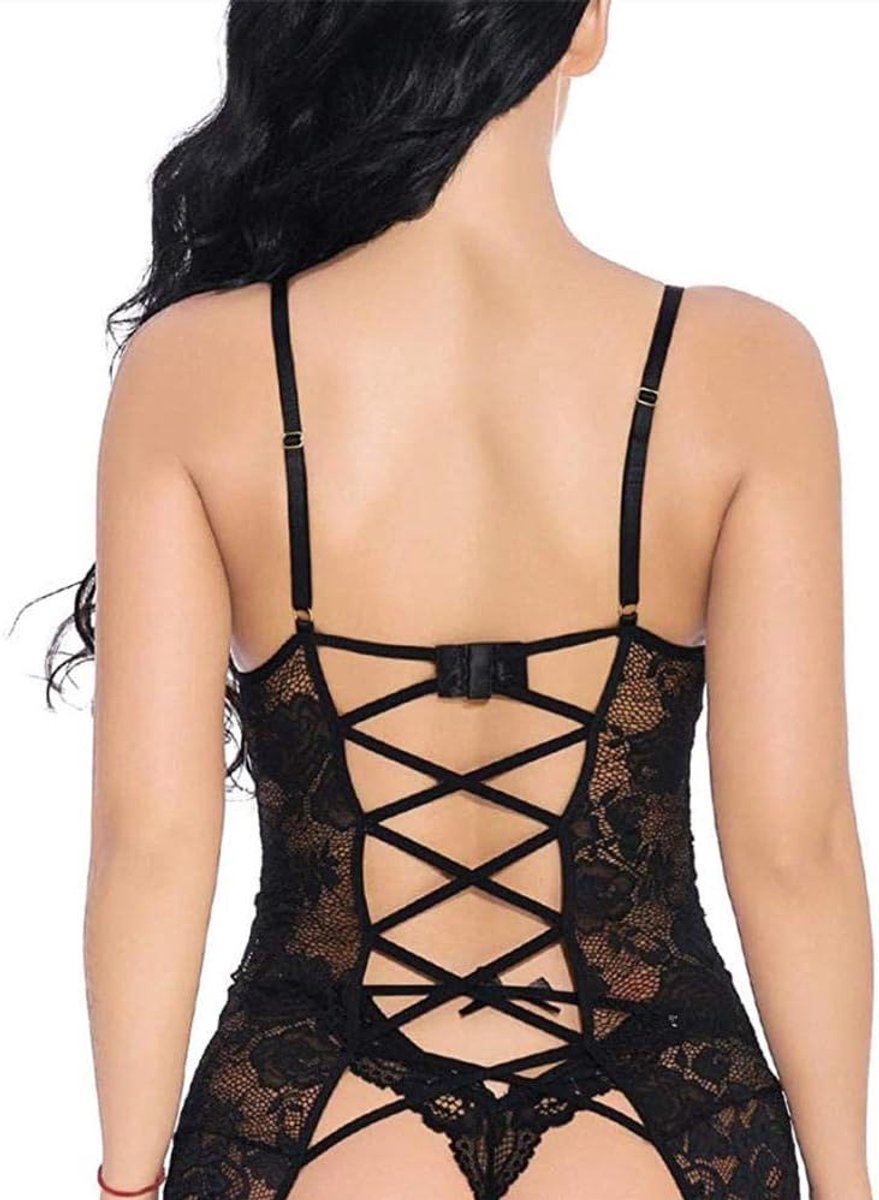 Sexy dames erotische lingerie Erotische Lingerie Porno Ondergoed Vrouwen Sexy Bh G-String Kousenband Kostuum Transparante Nachtkleding