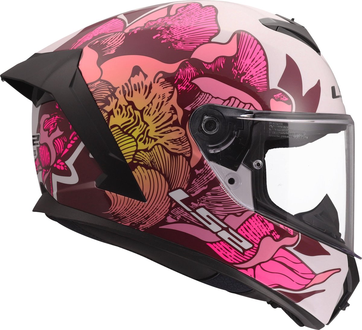 LS2 FF820 Rapid III Poppies Helm - Maat M (57/58) - – foto 3