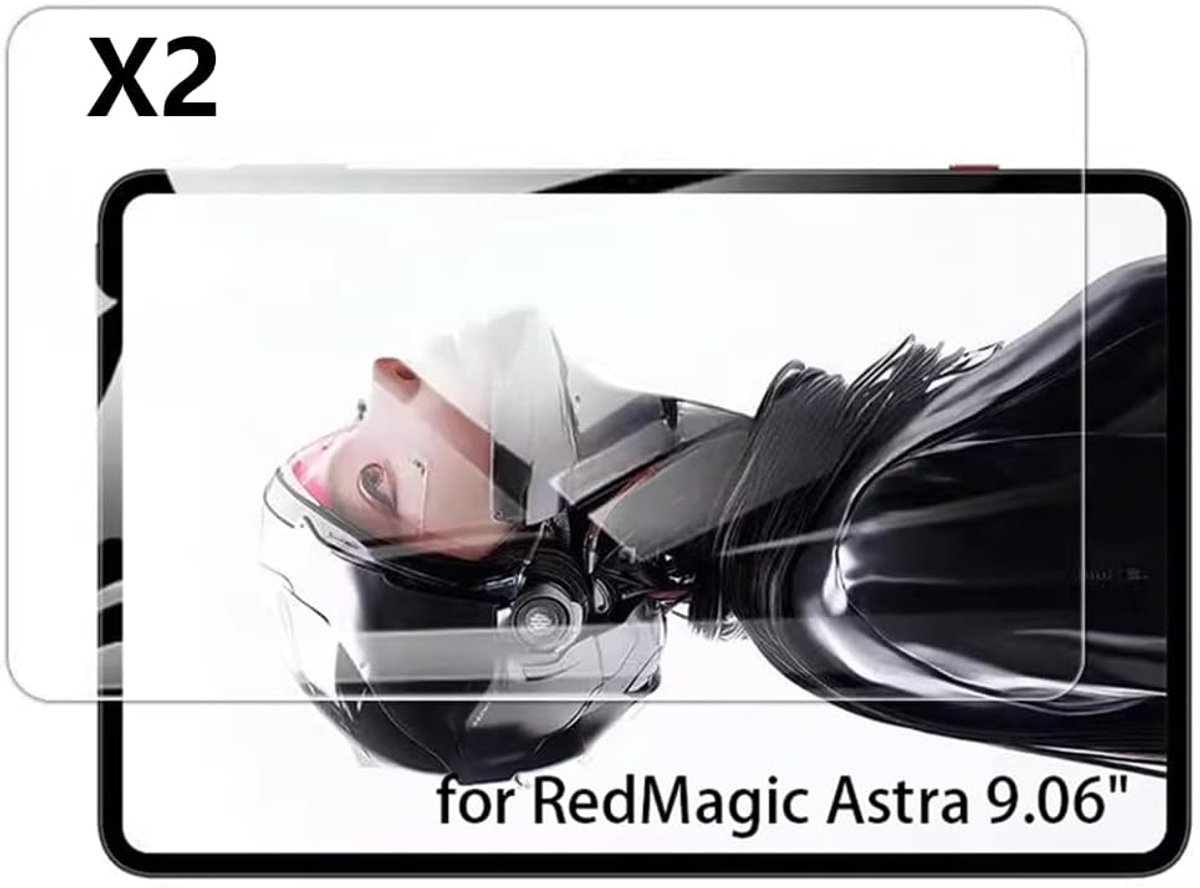 2 Stuks Gehard Glas Beschermfolie Schermen voor ZTE Nubia RedMagic Astra 9.06"