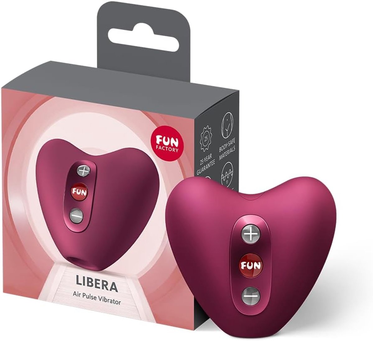 Fun Factory Libera - drukgolfvibrator voor vrouwen - contactloze clitorisstimulatie - 11 drukgolfprogramma's - ShopVlot