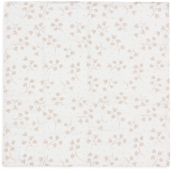 Jollein - Hydrofiele Doek Small - 70x70cm - Leafy Dreams - 3 Stuks van Jollein — afbeelding 2