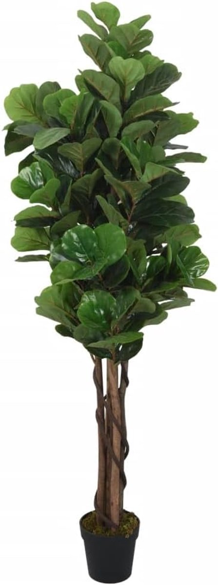Kunstmatige lyrata, 180 bladeren, 150 cm, groen