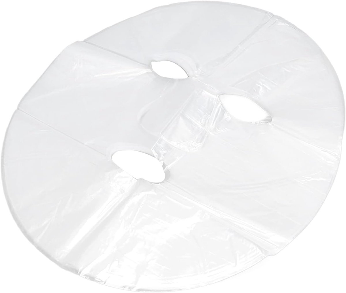 100 Stuks Doe-het-zelf-gezichtsmasker (huishoudfolie), Eenmalig Anti-verdampings- en Vochtinbrengend Gezichtsmasker (inpakpapier), voor Het Hydrateren van Het Gezicht