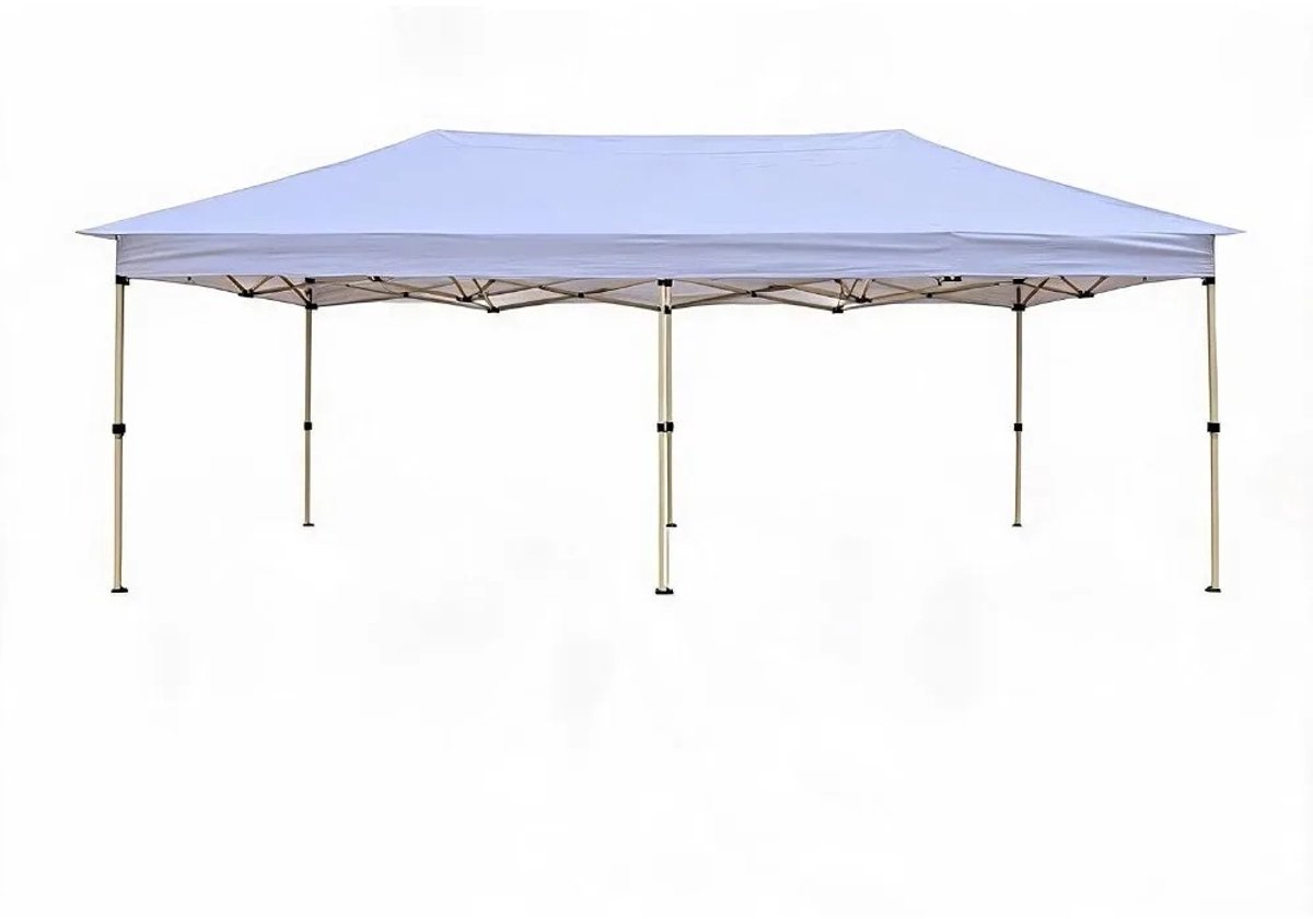 Nutrella - Pop-Up Partytent - Tent - Waterdicht - UV-Bestendig - Eenvoudig Op te Zetten - 305 x 305 cm - Wit
