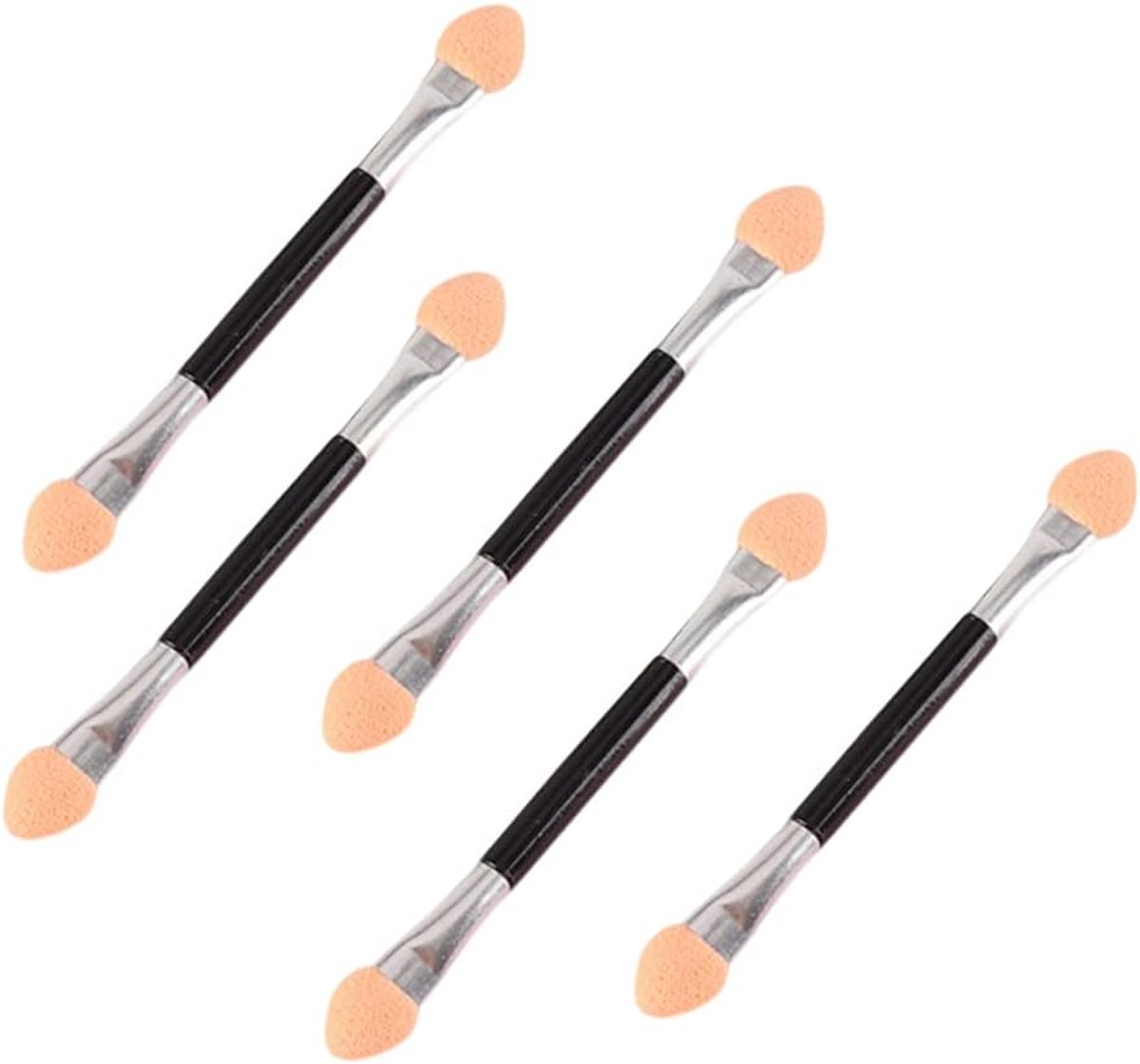 SnelShoppen - 5-delige Eyeshadow Brush Set, Sponge Oogschaduw Applicators, Professionele Make-up Kwasten voor een Perfecte Oogmake-up