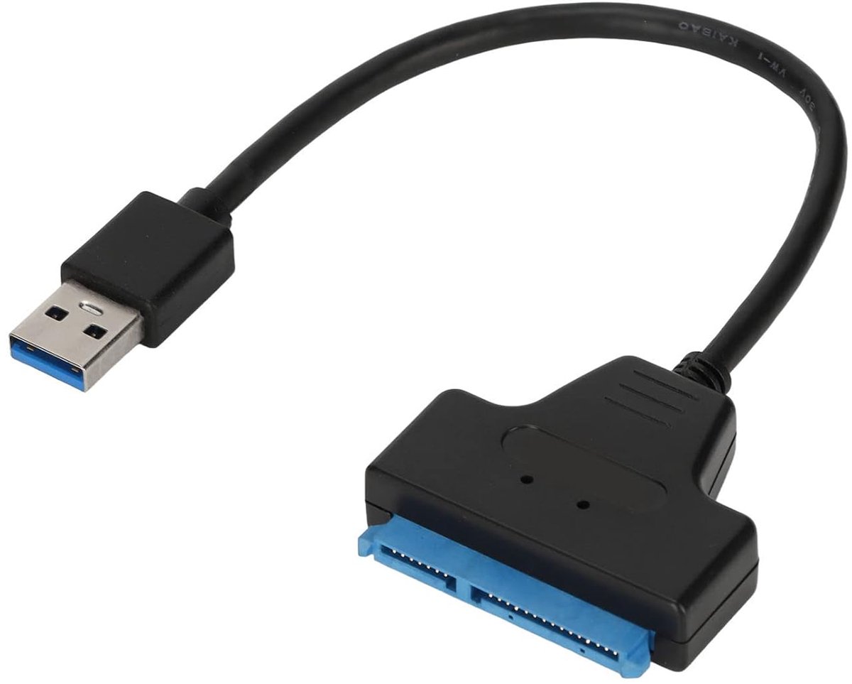 SATA naar USB kabel - 5Gbps USB 3.0 - voor 2.5in en 3.5in HDD/SSD - automatische slaapfunctie - ShopVlot