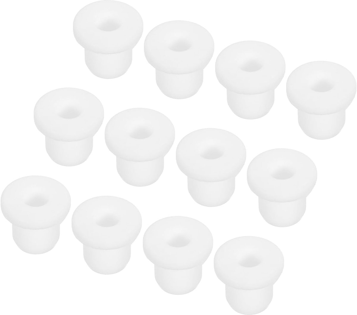 T-shaped kabelgrommet 15pcs - rubber 9mm diameter - gaatjesafdichting - bescherming voor kabels - ShopVlot