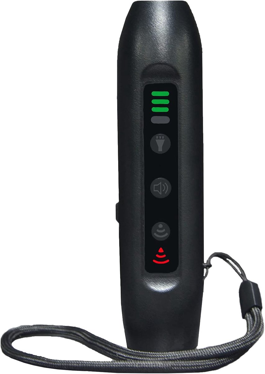 Upgrade ultrasone hondenafweermiddel 3 modi draagbaar oplaadbaar hondenrijapparaat met slimme zaklamp hoge helderheid dress apparaat
