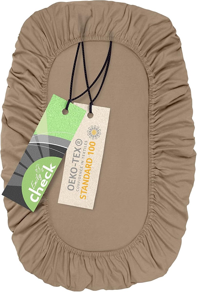 Spanhoes - ondoorzichtig - extra elastisch 1596.2325, ca. 80 x 120 cm, zand