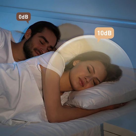 KZQ Slaap Luidspreker - Onder Kussen - Bluetooth - Botgeleiding - Witte Ruis & Timer - Slaaphulpmiddel - Voor Volwassenen & Kinderen - Grijs — afbeelding 4