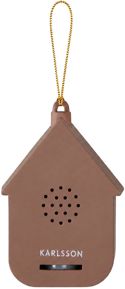 Karlsson Sound box Modern Cuckoo Mini - Mokkabruin - 3x5.4x7.2cm - Scandinavisch - Polystyreen