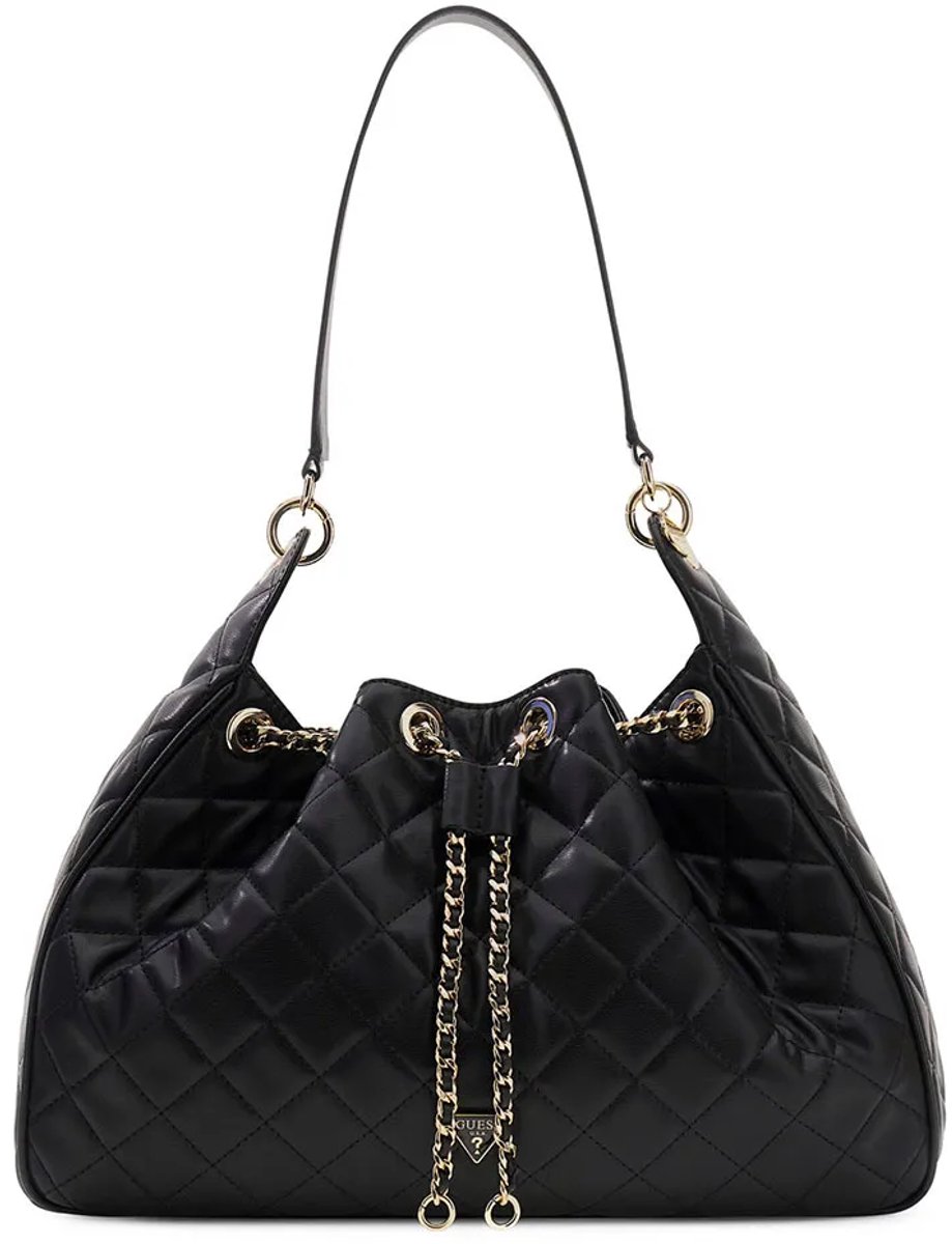 GUESS schoudertas Juliet Hobo Black zwart