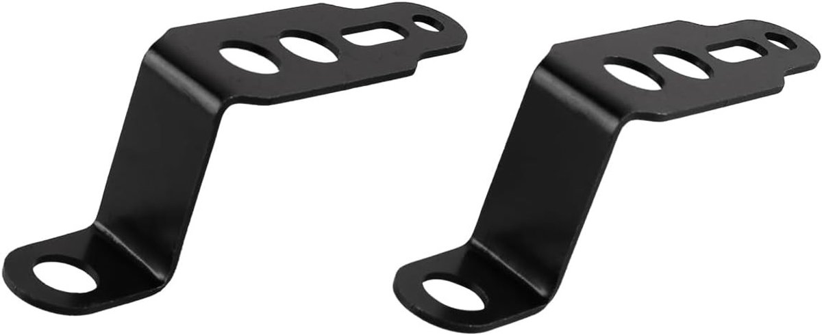 Motorfiets Houder, Verlenging voor Koplamp, Achteruitkijkspiegel Houder voor Off-Road Fiets en Truck, Set van 2 Zwart, Ideaal voor Avontuurlijke Rit