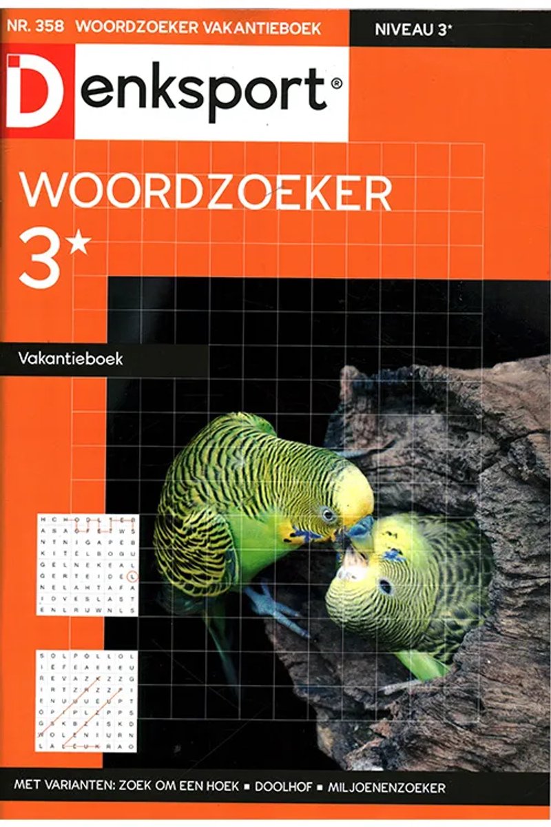 Denksport Woordzoeker Vakantieboek - 359 2026