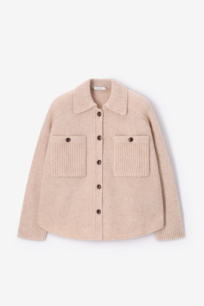 Sissy-Boy - Beige wollen vest