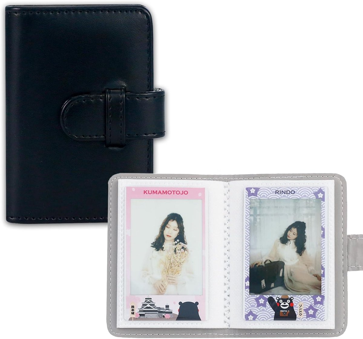 Mini fotoalbum voor 2x3 inch films en Kpop-fotokaarthouder met 28 vakken Compatibel met Fujifilm Instax Mini 12 11 9 8 - ShopVlot