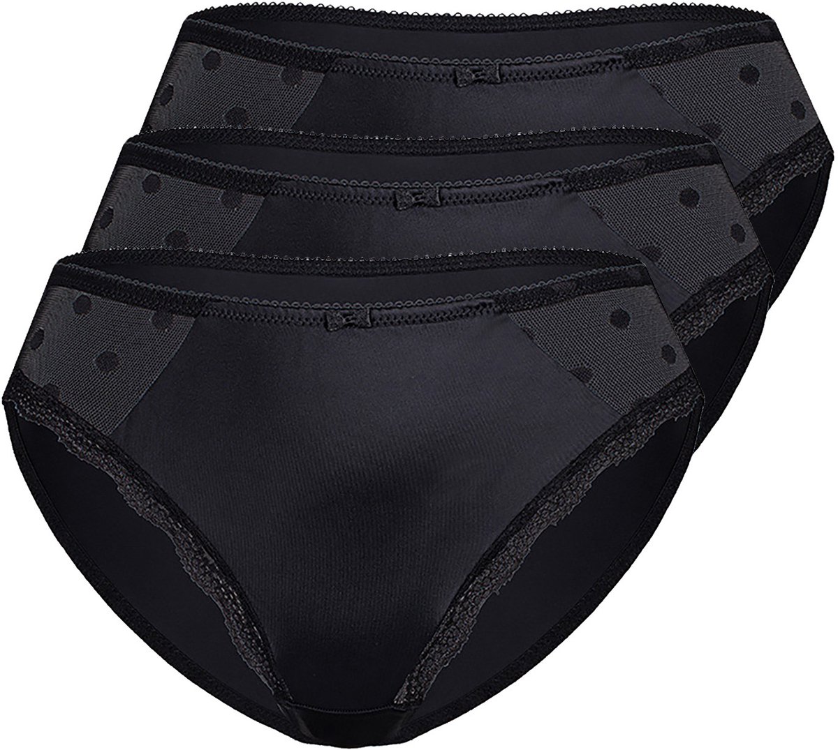 3-pack Slips DOTTED MESH