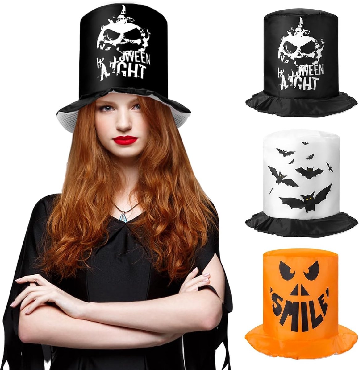 Halloween Zwarte Cylinder Hoed voor Volwassenen en Kinderen - Magische Hoed voor Feestjes en Kostuums