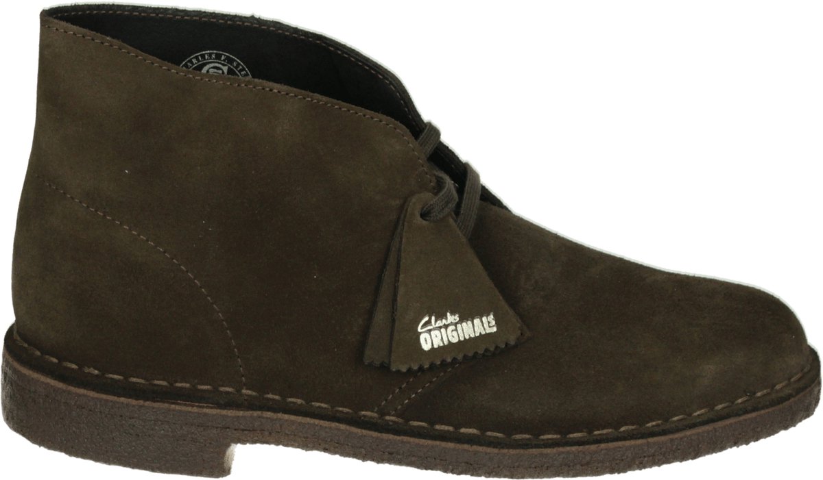 Clarks - DESERTBOOT CREPE - Vrije tijd half-hoogHeren veterschoenHeren sneakers - Kleur: Bruin - Maat: 41