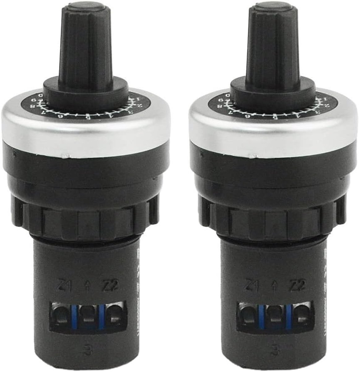 2 Stuks 22mm 10K Ohm Variabele Snelheidsregeling Potentiometer voor Inverter Converter en Elektronische Toepassingen