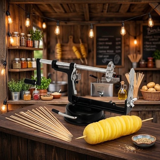 Merkloze Spiraalsnijder voor Aardappelen & Groenten - Chips & Frietjes — afbeelding 5