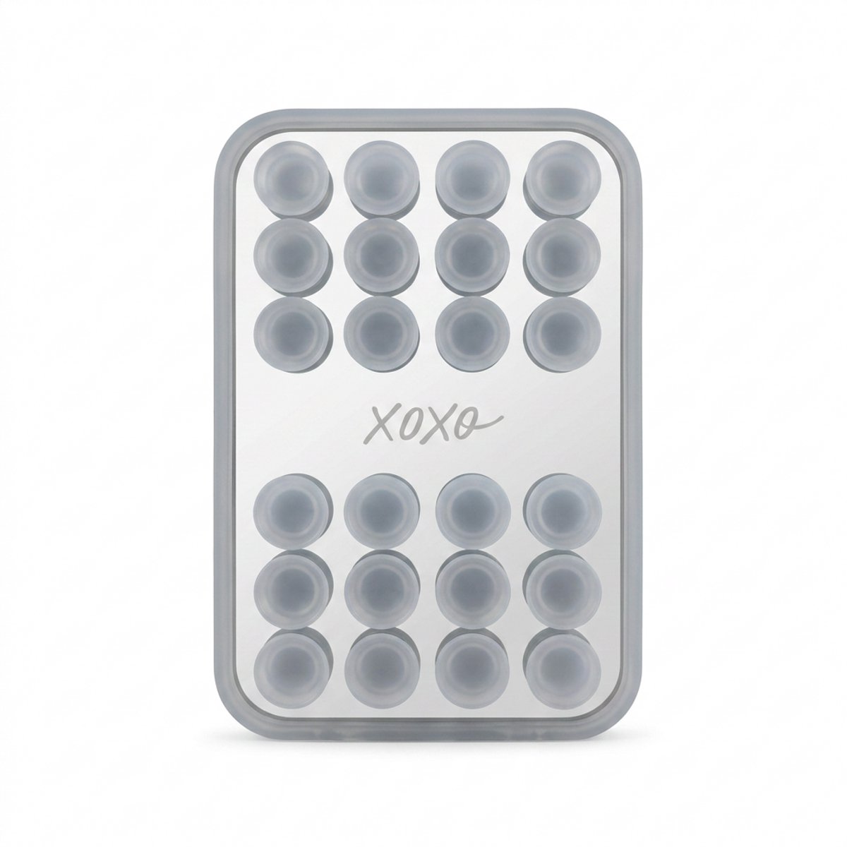 xoxo Wildhearts telefoonsticker - Stick On Me Mirror - White - Selfiesticker Tiktok - Zuignap telefoonhoes telefoon sticker - Sticky sticker - Spiegel - Mirror - Telefoonhouder - Vierkant - Wit