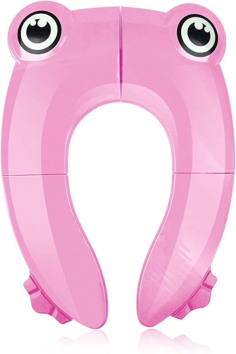 Opvouwbaar potje - Roze - 36 x 26 cm - Draagbaar en Antislip Toiletzitje voor Kinderen