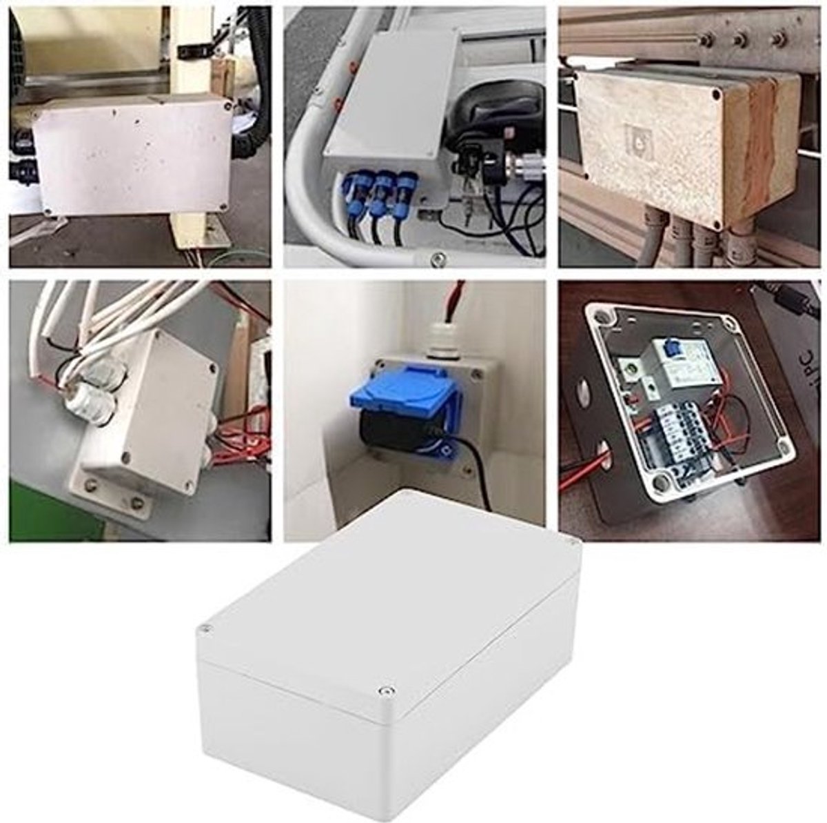 Waterdichte Aansluitdoos - Ip65 Bescherming - 200 x 120 x 75 mm