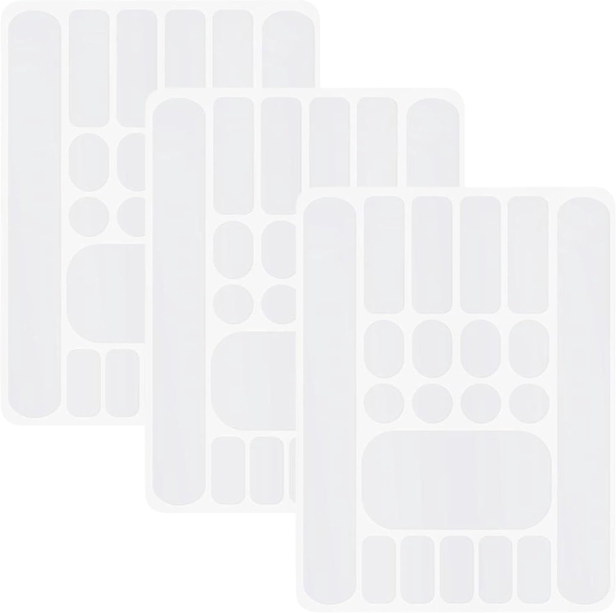 Set van 3 Beschermfolie voor Fietsen - Transparante Sticker voor Framebescherming, Krassenbescherming en Lakbescherming voor Mountainbikes