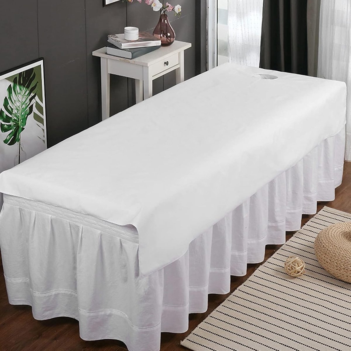 Ademend en Waterdicht Massage Tafelkleed 115x200cm voor Schoonheidssalons en SPA's met Gezichtsopening