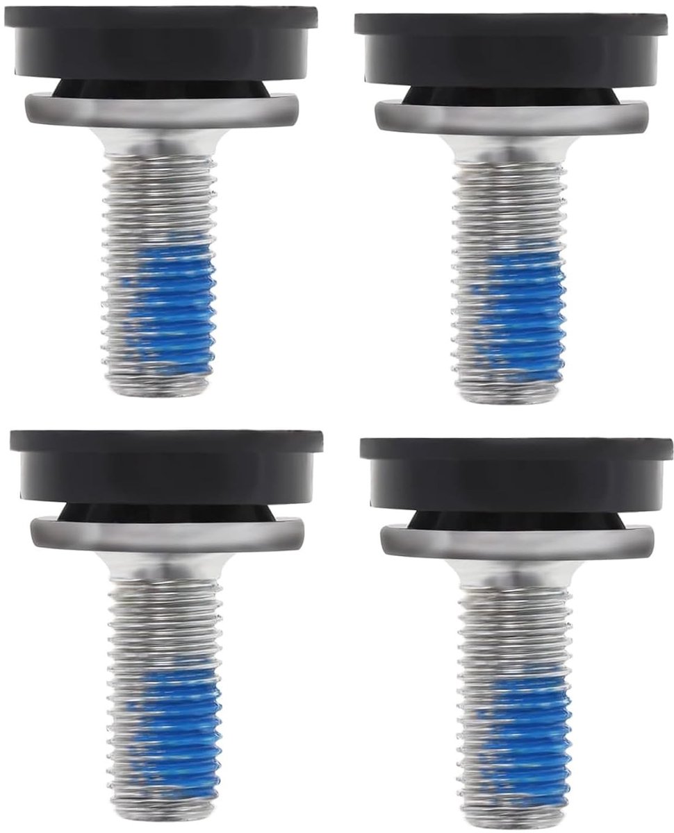 M8 x 18mm Fietskranschroeven, 4 Stuks voor Bottom Bracket, Ideaal voor Pedalen en Cranksets, Waterdicht en Zandbestendig
