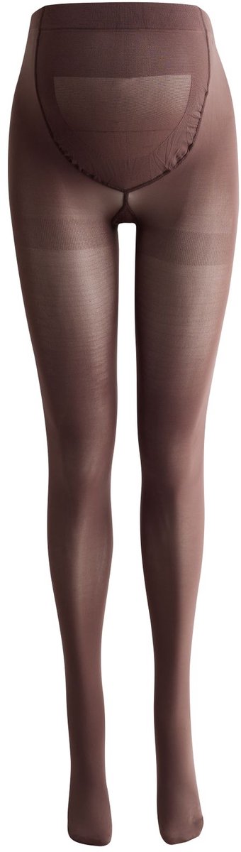 Next Dames - 3D 40-draadse ondoorzichtige zwangerschapspanty - Bruin Chocolate Brown