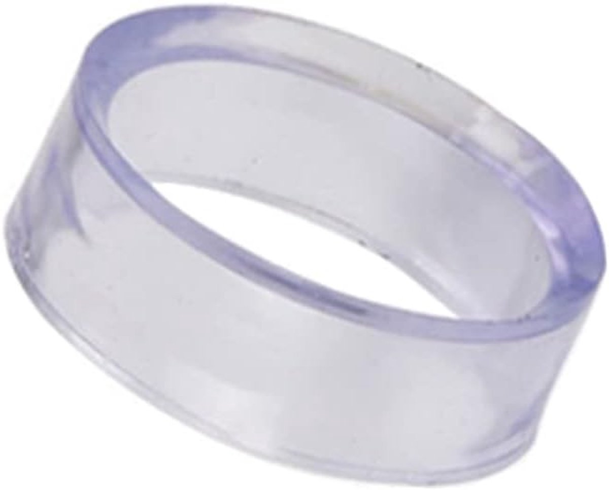 10 Stuks Transparante Acryl Ringstandaard voor Decoraties, Golfballen, Marbles en Verzamelobjecten (groot)