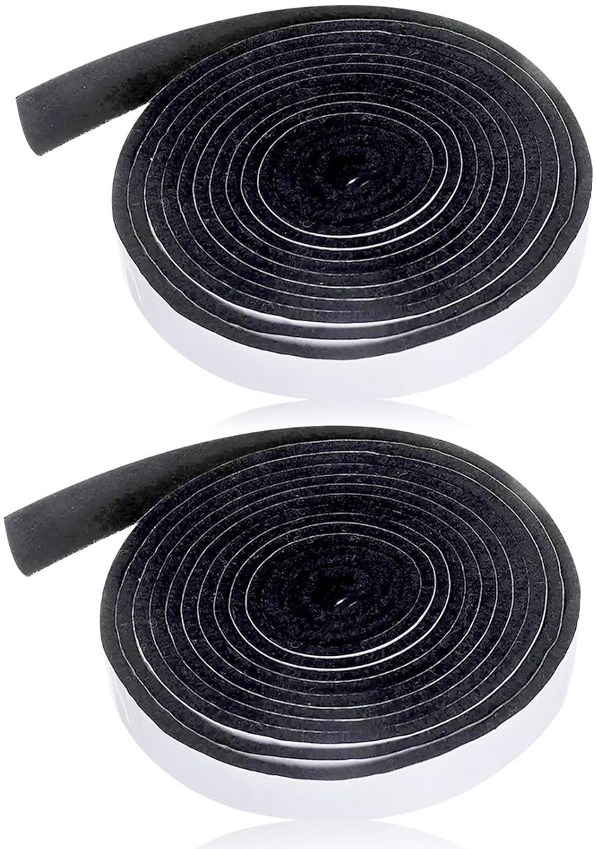 Ovenafdichtingskoord voor rookkanalen - Zelfklevend, hittebestendig, 2,5 meter lang, ideaal voor grill, kachel en open haard, 3,5 mm dikte