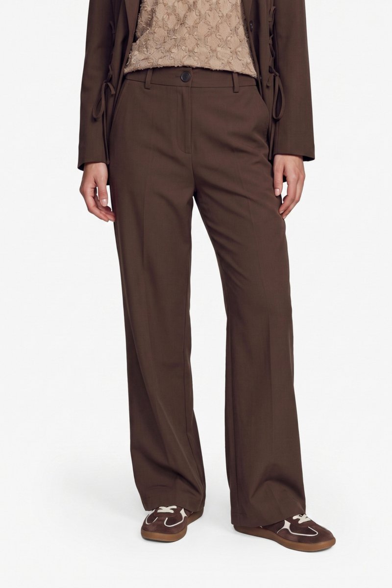 Fluresk Broek Javi Pant 26nzf28 514 Dark Chocolate Dames Maat - W40