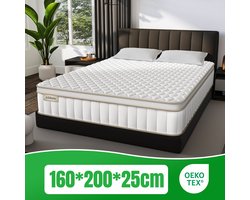 Aiidoits Matras 160x200 Tweepersoons - Pocketvering Matra...