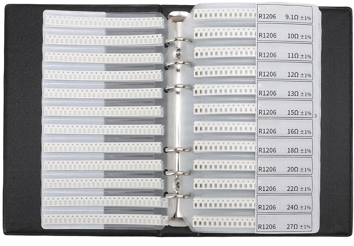 SMD Weerstand Kit met 170 Waarden en 1% Nauwkeurigheid voor Elektronische Projecten en Laboratorium Experimenten