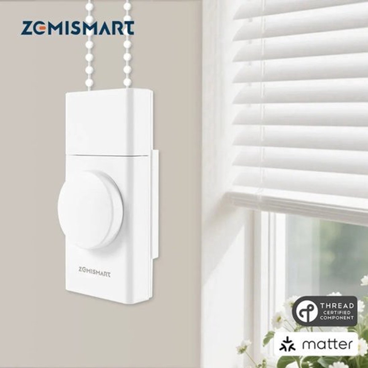 Smart Rolluik Motor Enige Uitvoering - Batterijbediening - Homekit Alexa Google Home Compatibel - Zonwering Automatisering