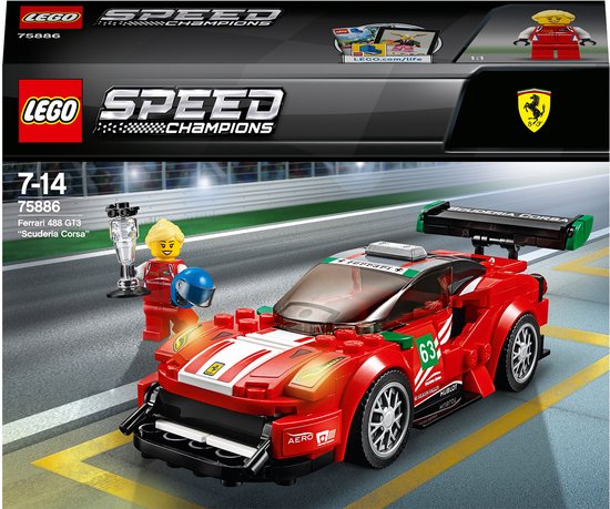 LEGO Speed Champions Ferrari 488 GT3 Scuderia Corsa 75886