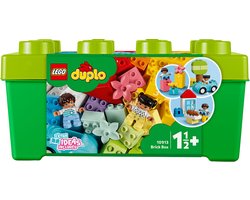 LEGO 10913 DUPLO Classic Opbergdoos, Motorische Ontwikkeling Baby, Educatief Speelgoed voor Peuters van 1,5 Jaar