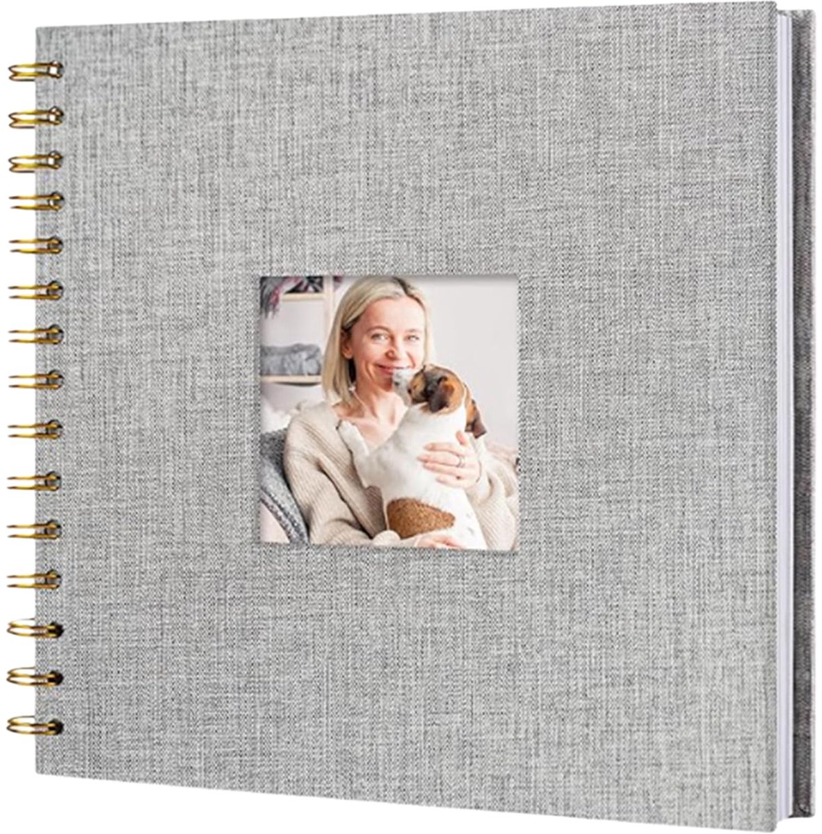 FrostyFlair Fotoboek, 20,5x20,5cm 40 Pagina's 20 Bladen Fotoboek om Zelf te Maken, Fotoalbum, Fotoalbum om in te - ShopVlot