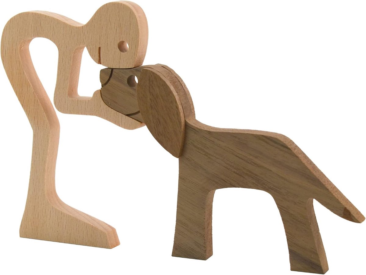 Hondenbeeld - Hout - Handgemaakt
