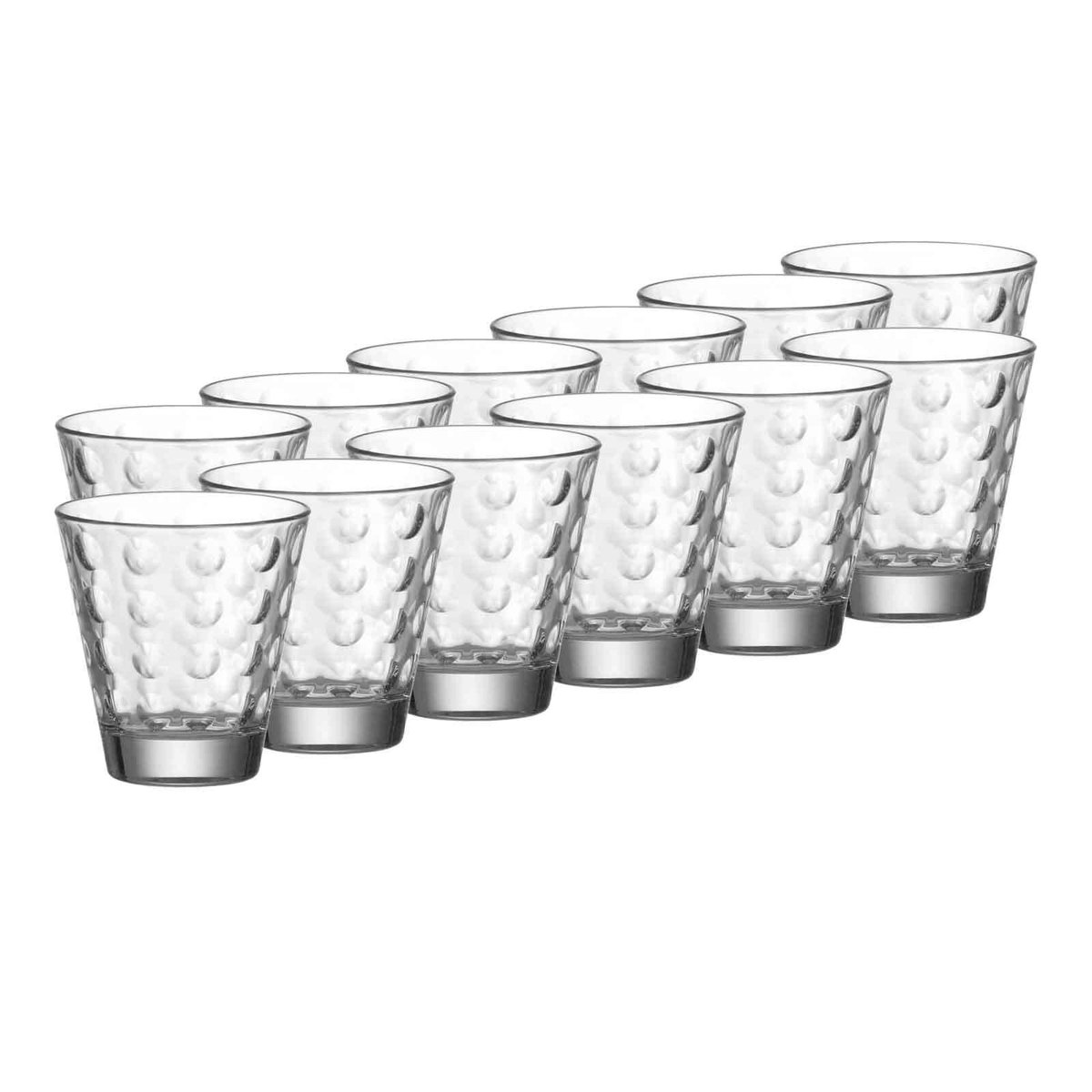 Trinkgläser Optic 215 ml Set van 12