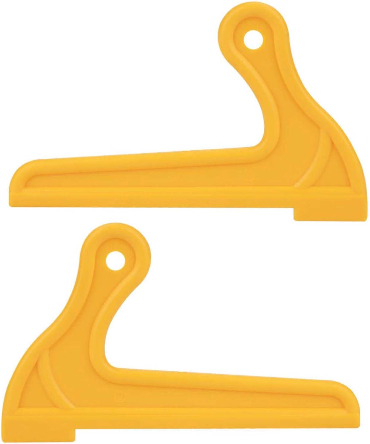 Veiligheidshendel set 2 stuks - handbescherming hout type V - robuuste ABS-constructie - m-winkel