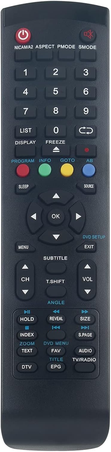 Afstandsbediening TQL39R4PR001 - vervangend model - geschikt voor Polaroid LCD/LED TV - ideaal voor vervanging m-winkel - m-winkel