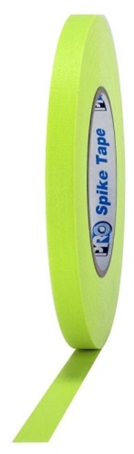 Pro Tapes Pro Spike Tape 12mm x 41m Fluor Geel