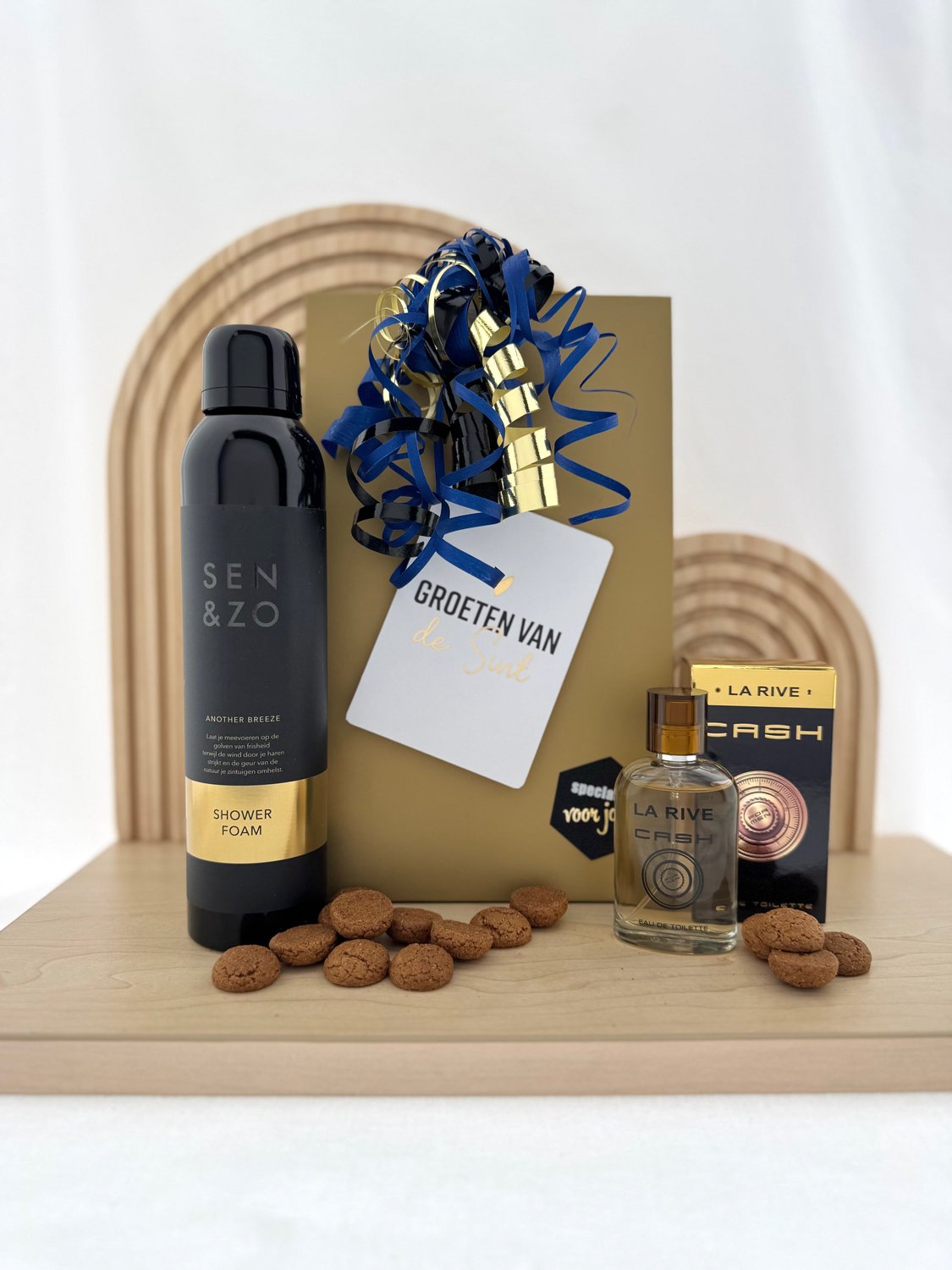 Sinterklaas •Cadeaupakket Heren• Sen&Zo Gold - Cadeau voor Mannen - Perfect Gifts
