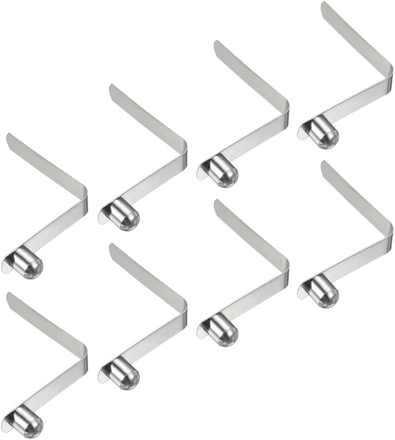 Kajakpeddel 11 x 9 mm - massief staal - 8 stuks veersluitingen - ideaal voor camping en tentstokken - Vemera